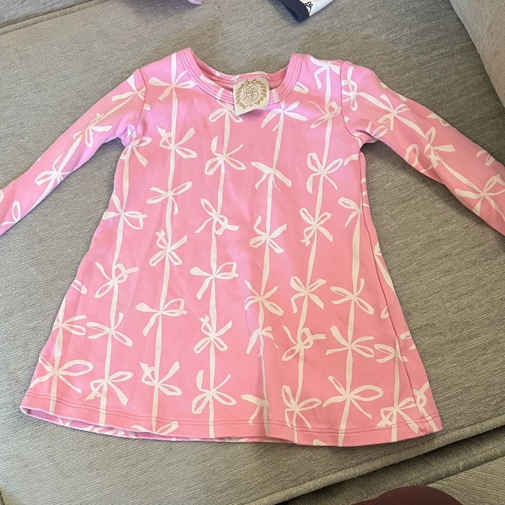 The Beaufort Bonnet Company Pink Bow Dress
